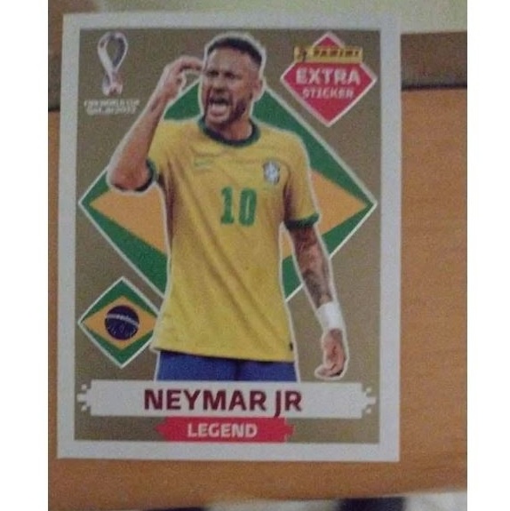 figurinha legend Neymar bronze copa 2022